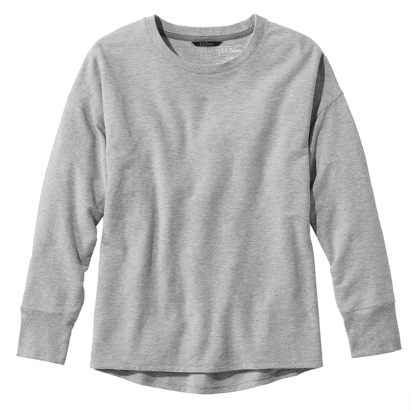 LL Bean SoftFlex Crewneck Dolman Sleeve Pullover Sz XL NWOT - Picture 5 of 14